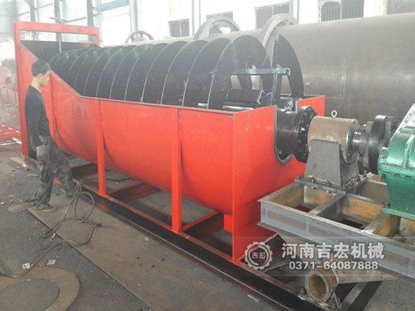 螺旋洗石機、移動輸送機發(fā)往東北